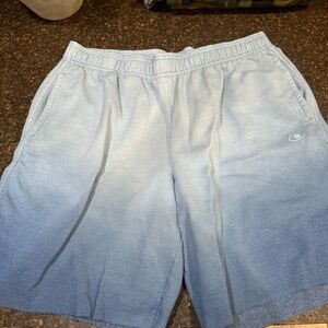 Champion French Terry sweat shorts size xxl tye dye blue in great used cond